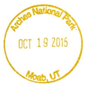 Arches National Park - Stamp