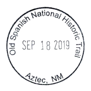 Old Spanish National Historic Trail - Stamp