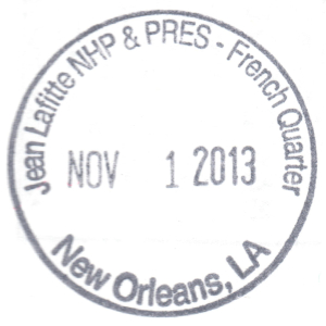 Jean Lafitte NHP & PRES - French Quarter - Stamp