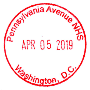 Pennsylvania Avenue NHS - Stamp