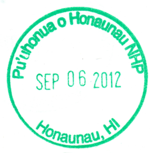 Pu'uhonua o Honaunau NHP - Stamp